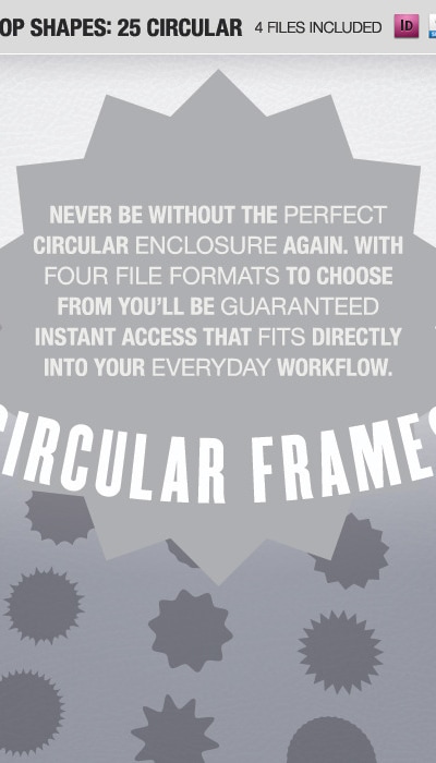 25 Circular Frames, Add-ons | GraphicRiver