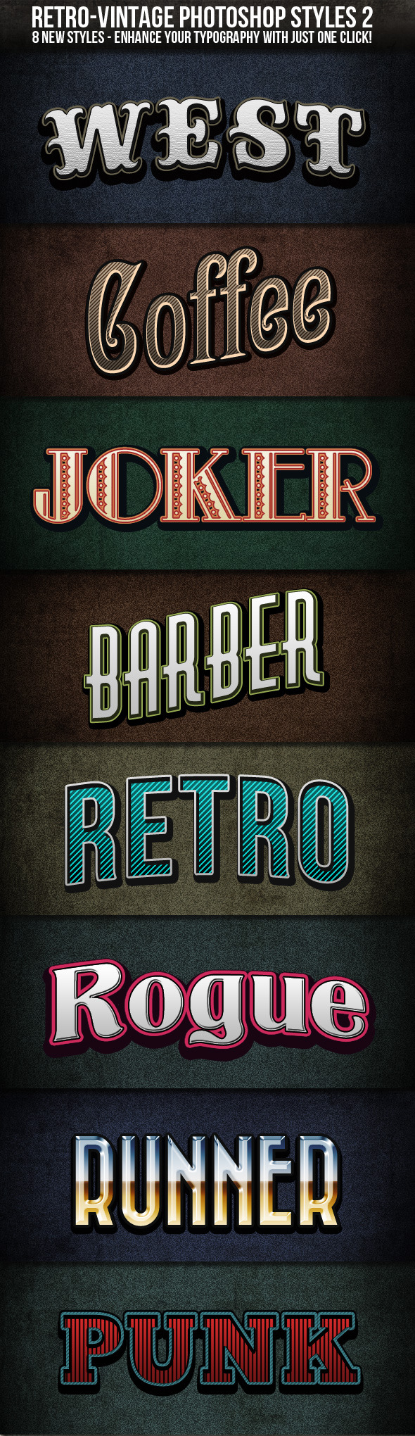 Retro-Vintage Styles 2, Add-ons | GraphicRiver