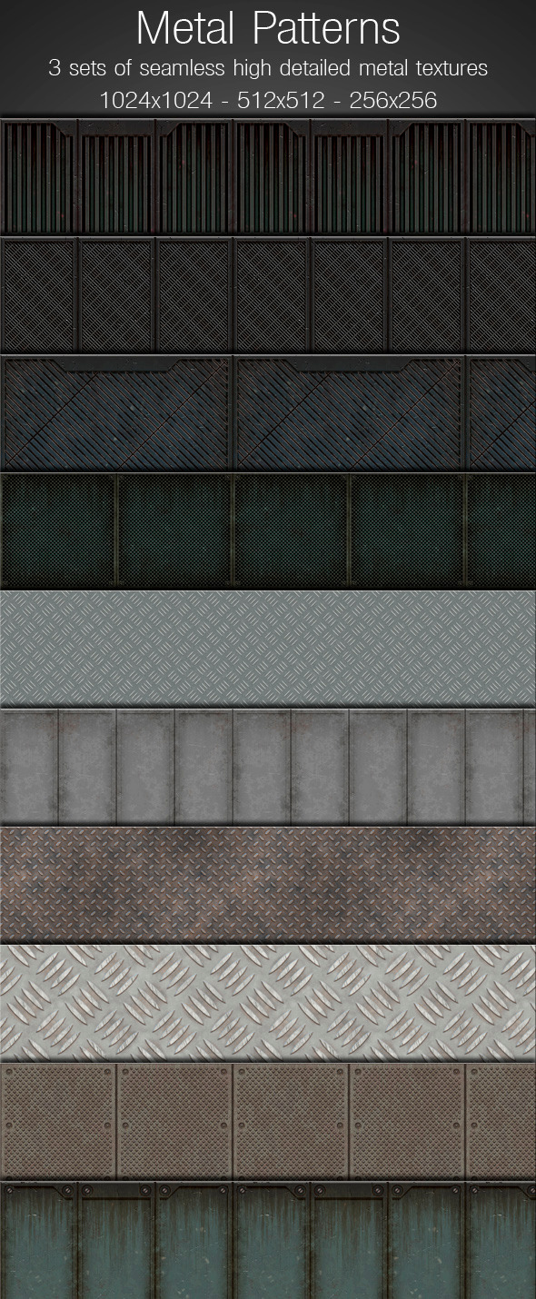 Metal Patterns, Add-ons | GraphicRiver