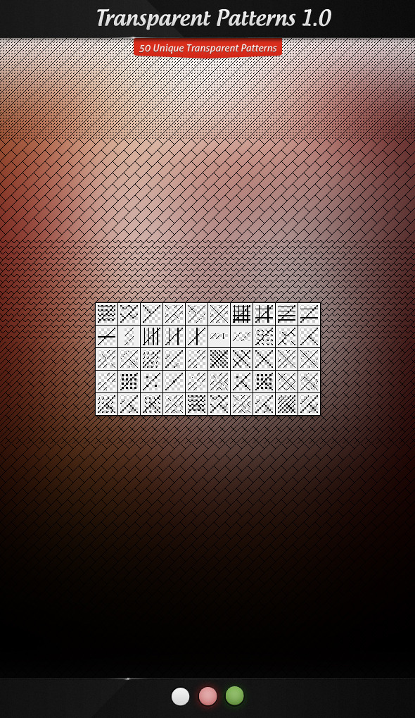 Transparent Patterns 1.0, Add-ons | GraphicRiver