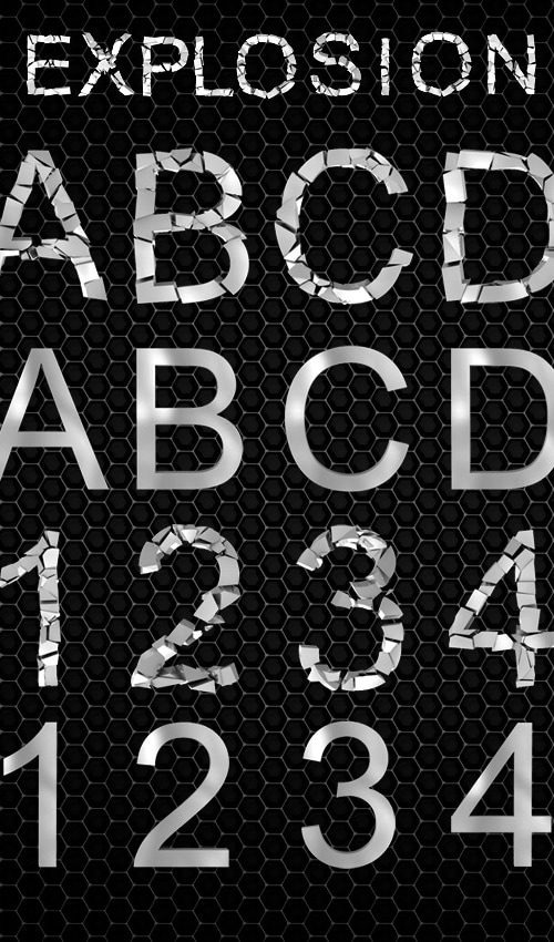 Explosion Text Effect, Add-ons | GraphicRiver