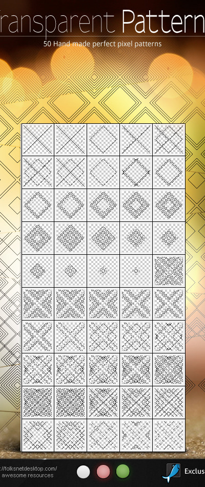 Transparent Patterns 3.0, Add-ons | GraphicRiver