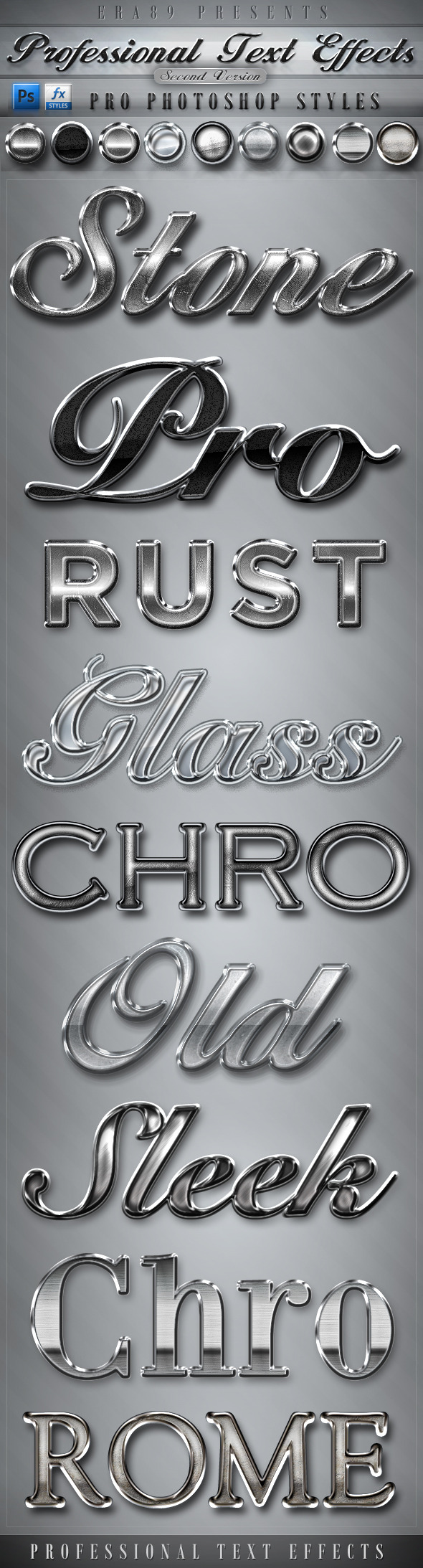 Pro Text Effects V2 - PS Styles, Add-ons | GraphicRiver