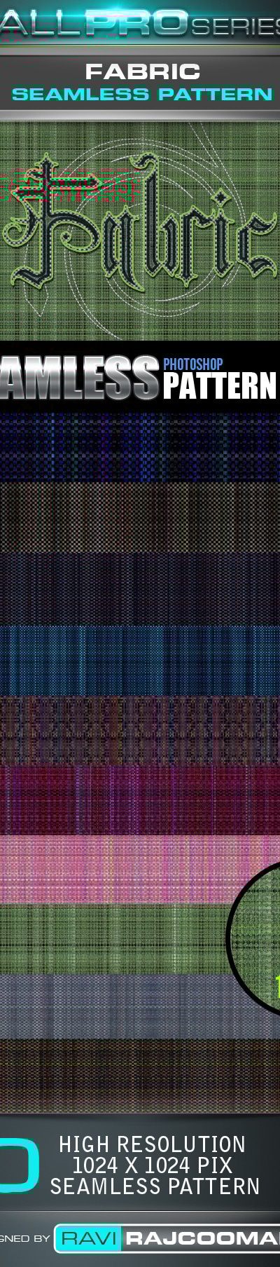 Fabric Seamless Tileable Pattern, Add-ons | GraphicRiver