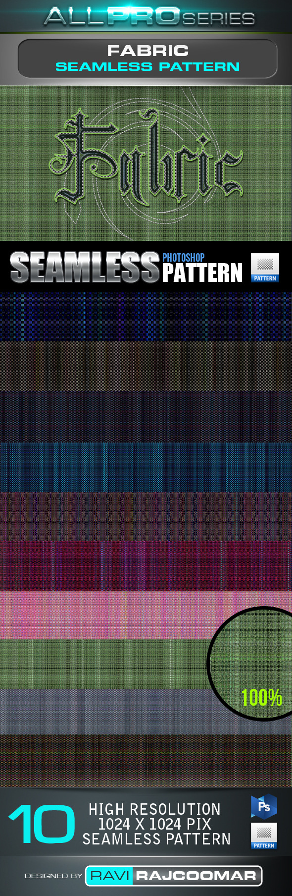 Fabric Seamless Tileable Pattern, Add-ons | GraphicRiver