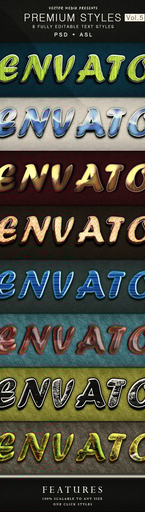 Premium Text Styles - Vol.5, Add-ons | GraphicRiver