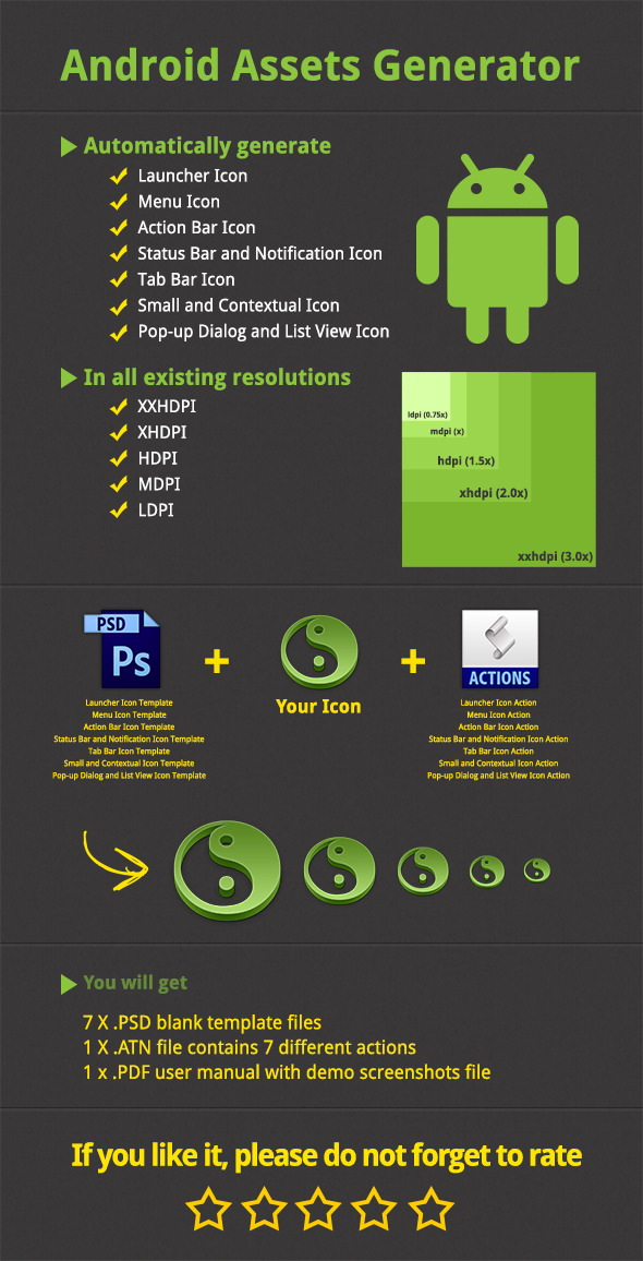 Android Assets Generator, Add-ons | GraphicRiver