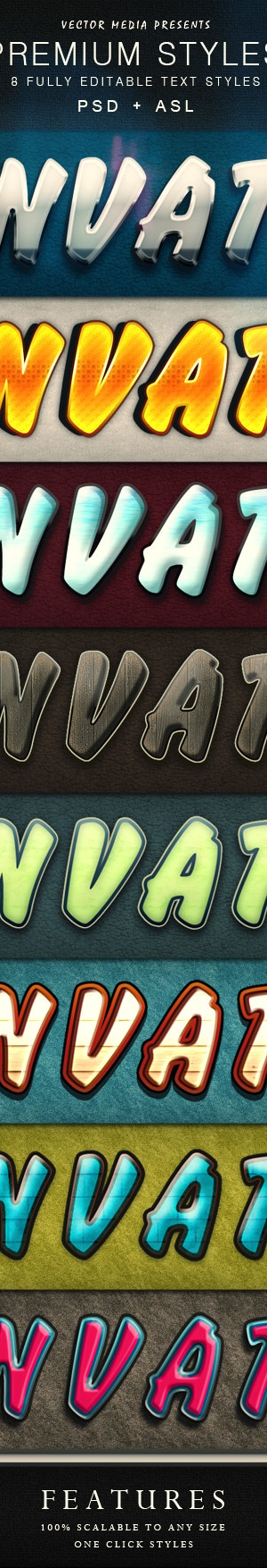 Premium Text Styles - Vol.7, Add-ons | GraphicRiver