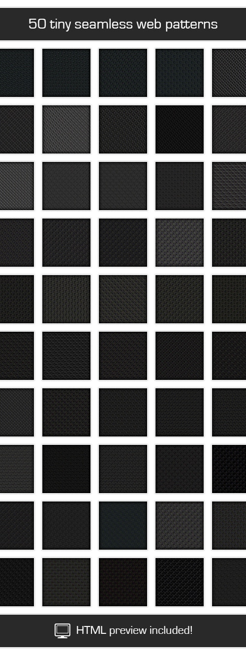 50 Tiny Seamless Web Patterns, Add-ons | GraphicRiver
