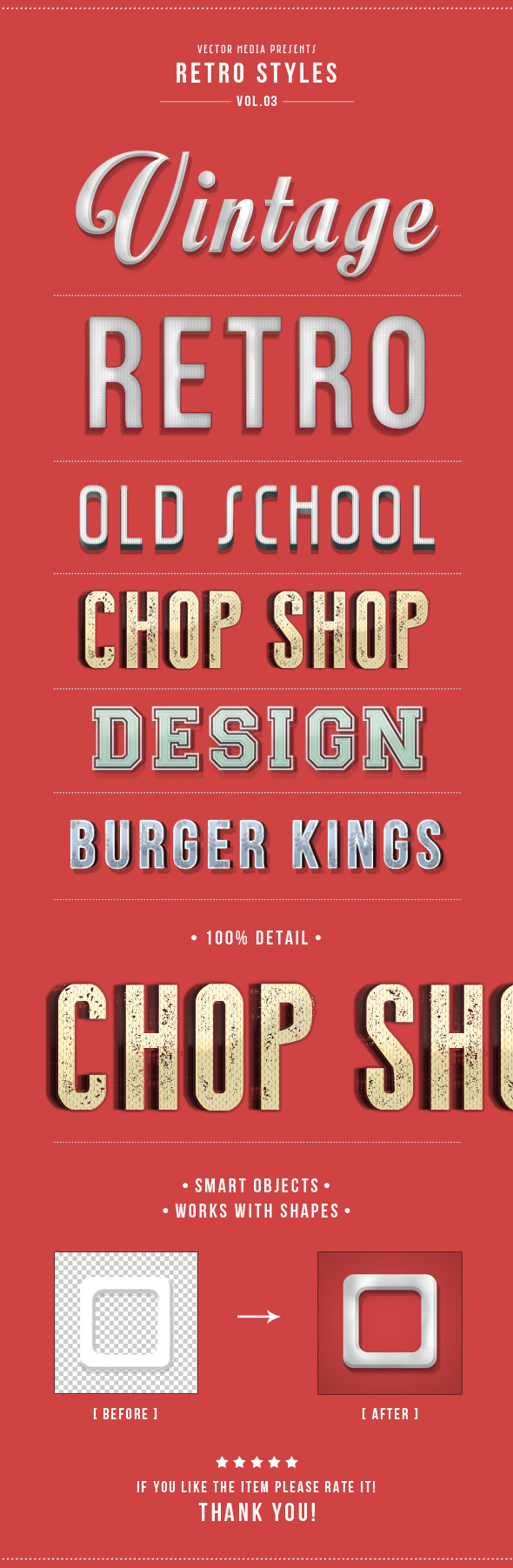 Retro Styles - Vol.3, Add-ons | GraphicRiver