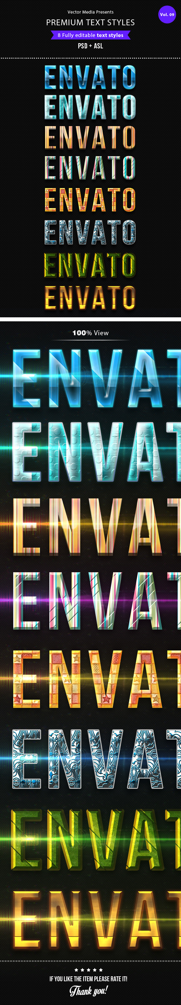 Premium Text Styles - Vol.9, Add-ons | GraphicRiver