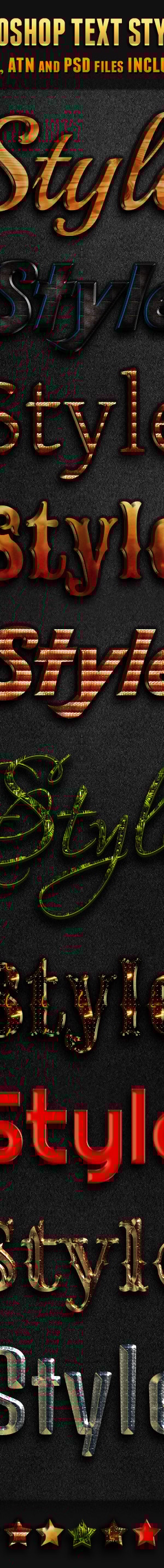 Photoshop Text Styles 2, Add-ons | GraphicRiver