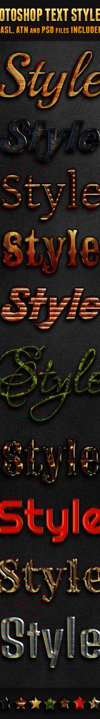 Photoshop Text Styles 2, Add-ons | GraphicRiver
