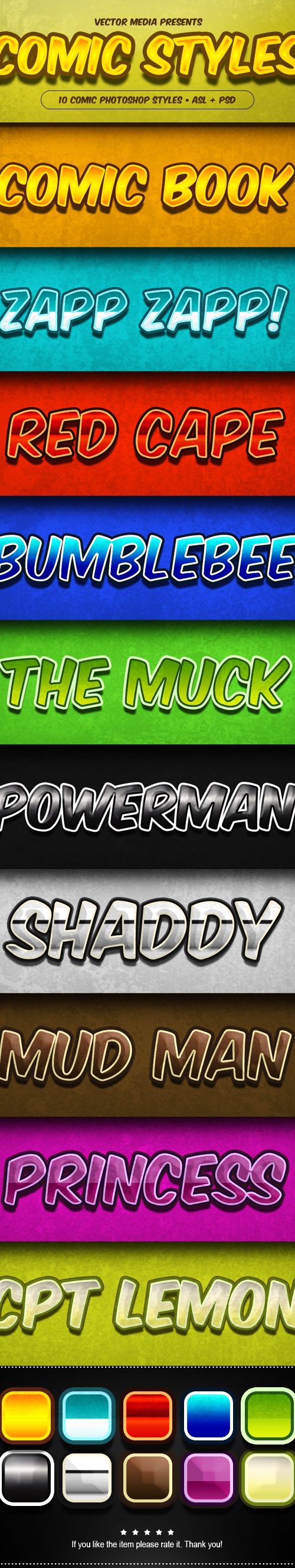 Comic Styles, Add-ons | GraphicRiver