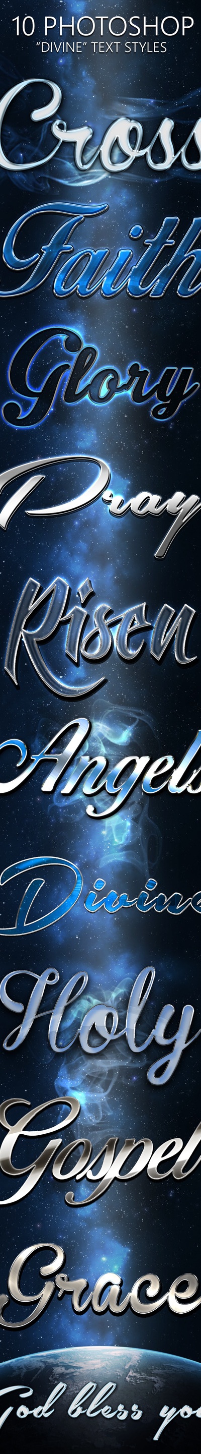 10 Divine Photoshop Text Styles, Add-ons | GraphicRiver