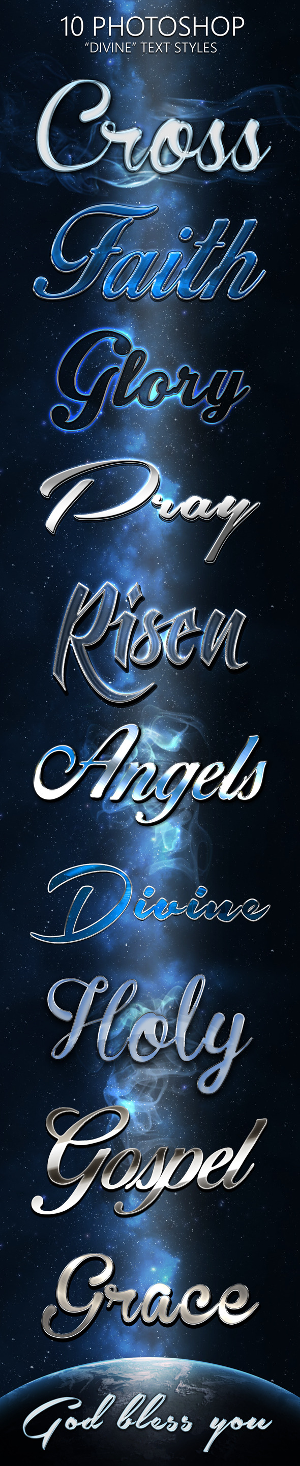 10 Divine Photoshop Text Styles, Add-ons | GraphicRiver