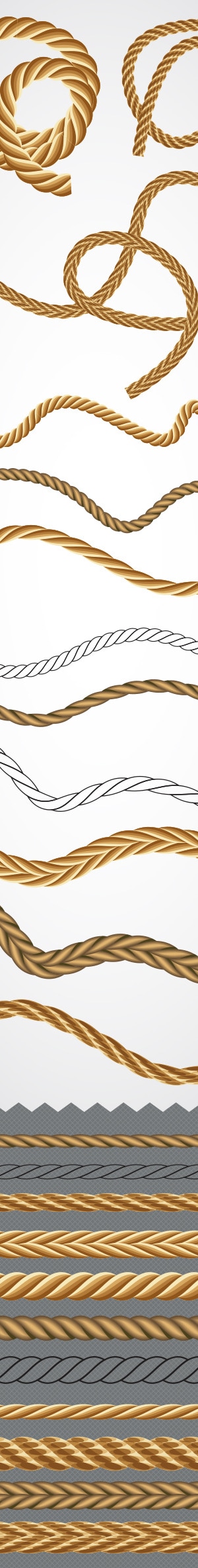 Vector Rope Graphic Styles, Add-ons | GraphicRiver