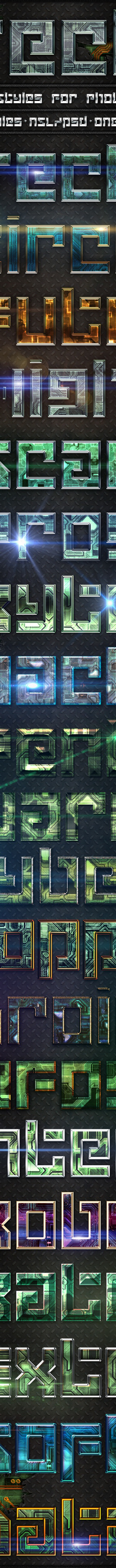 Tech - Text Styles, Add-ons | GraphicRiver