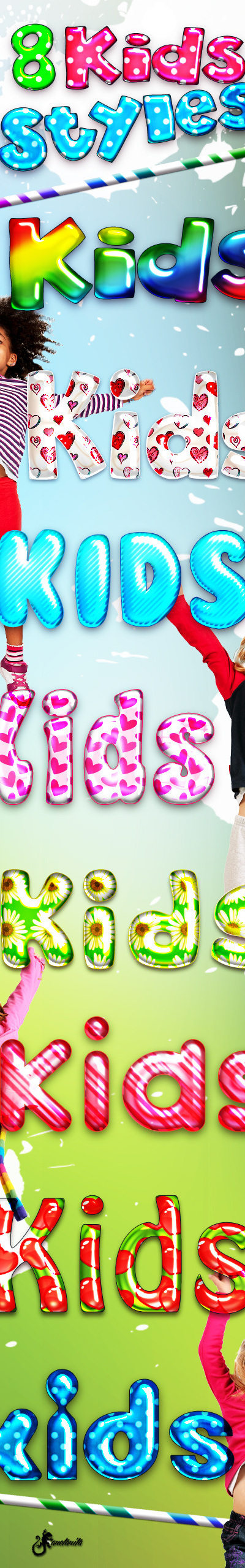Kids Styles, Add-ons | GraphicRiver