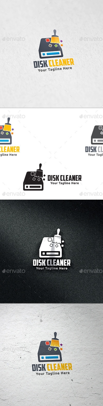 Disk Cleaner - Logo Template, Logo Templates | GraphicRiver