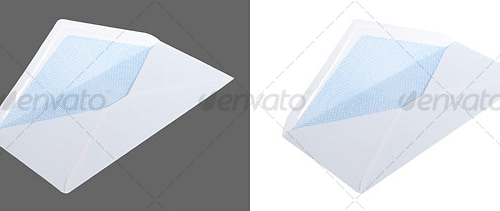 Open Envelope, Isolated Objects | GraphicRiver