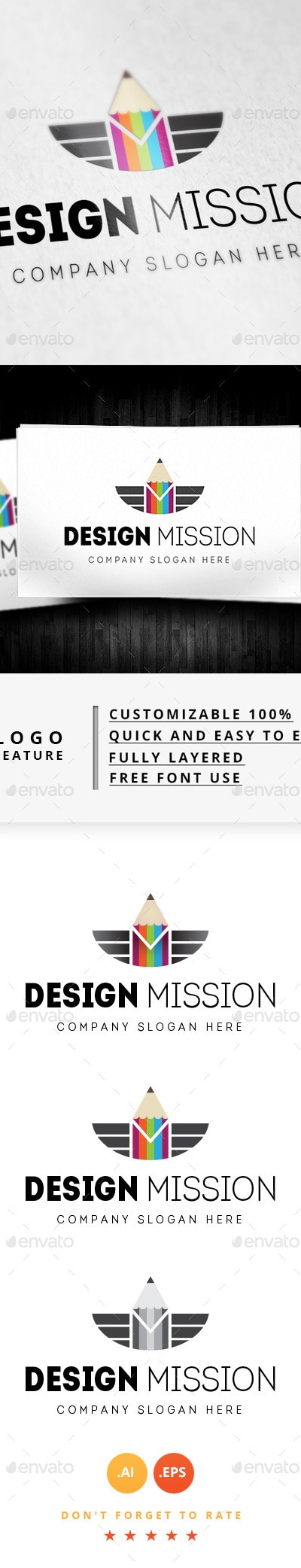 Design Mission Logo, Logo Templates | GraphicRiver