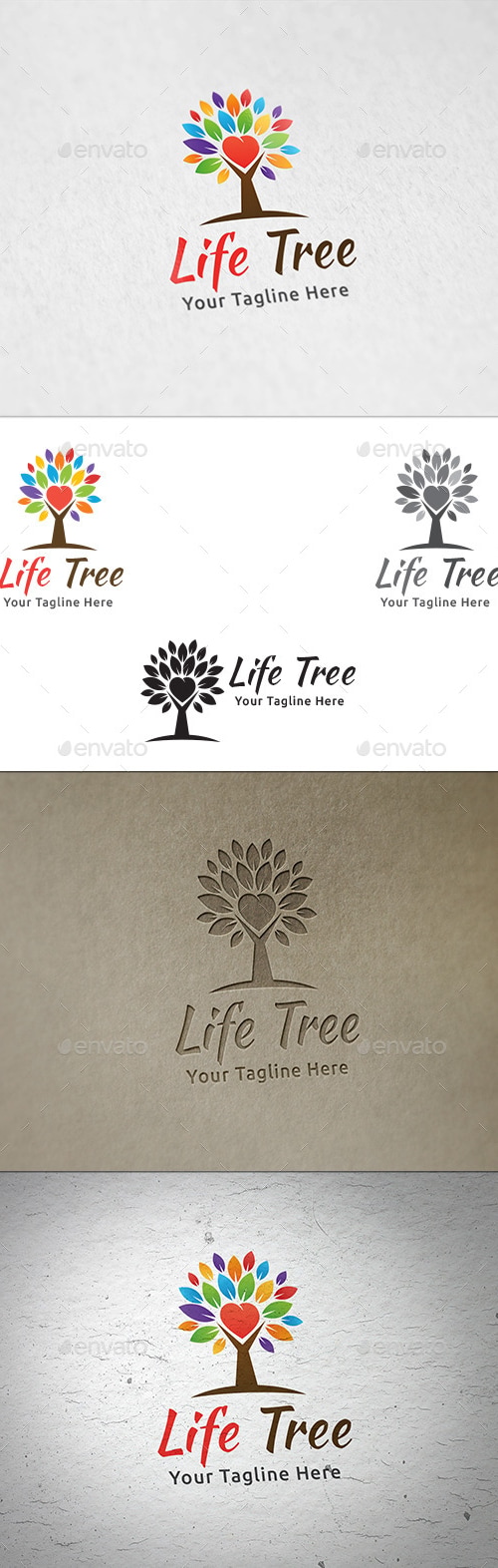 Life Tree - Logo Template, Logo Templates | GraphicRiver