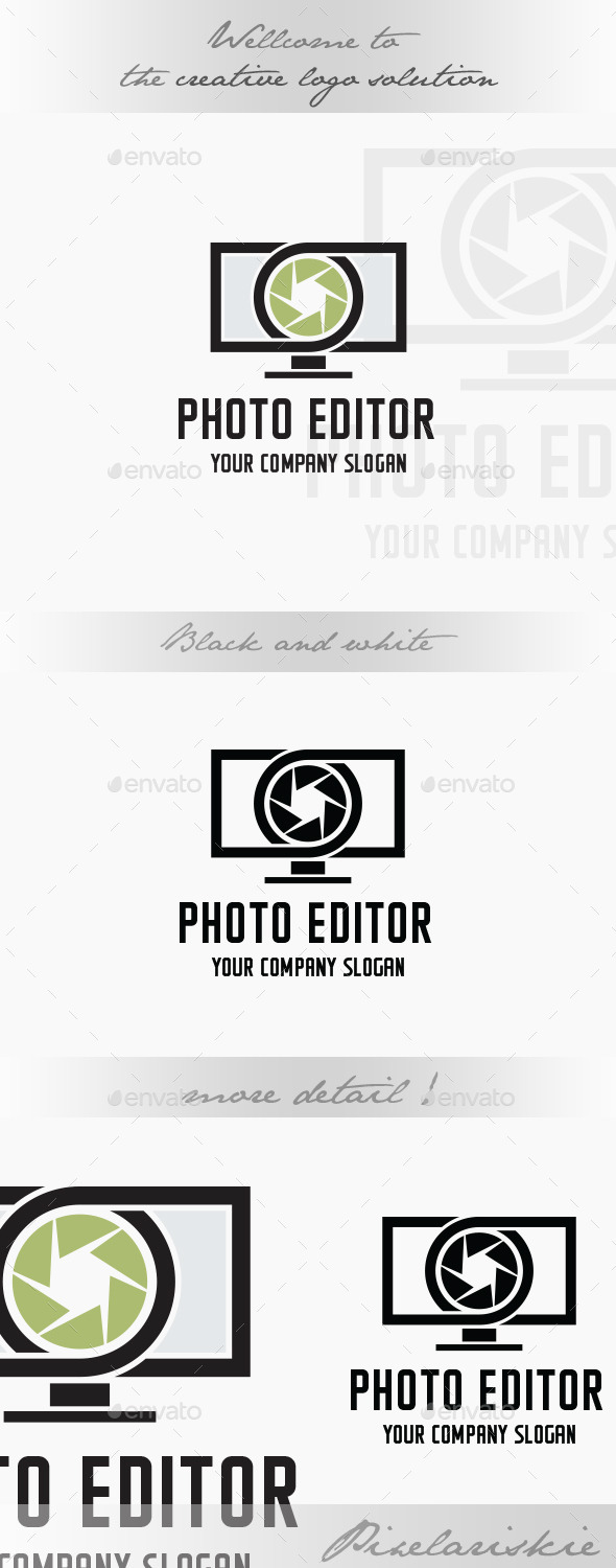 Photo Editor Logo, Logo Templates | GraphicRiver