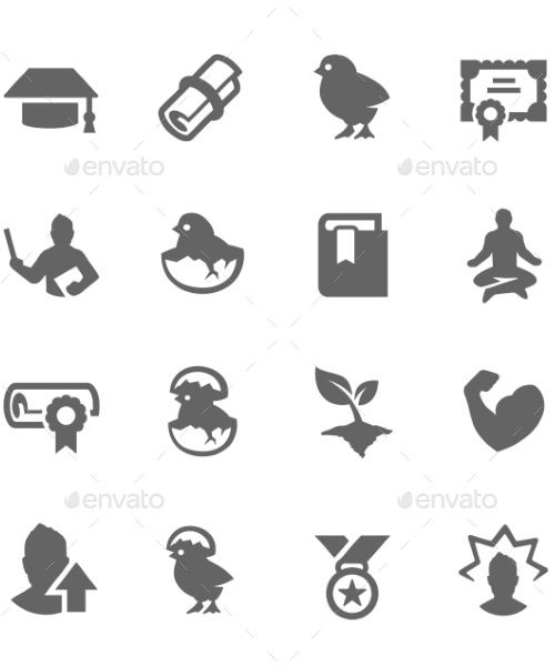 Personal Development Icons, Icons | GraphicRiver