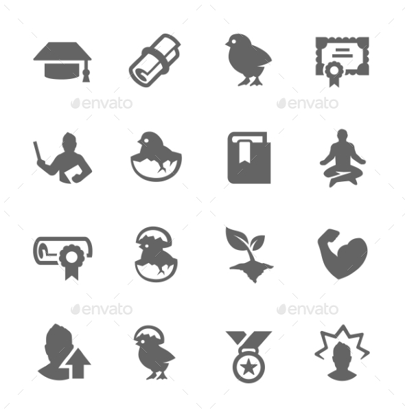 Personal Development Icons, Icons | GraphicRiver