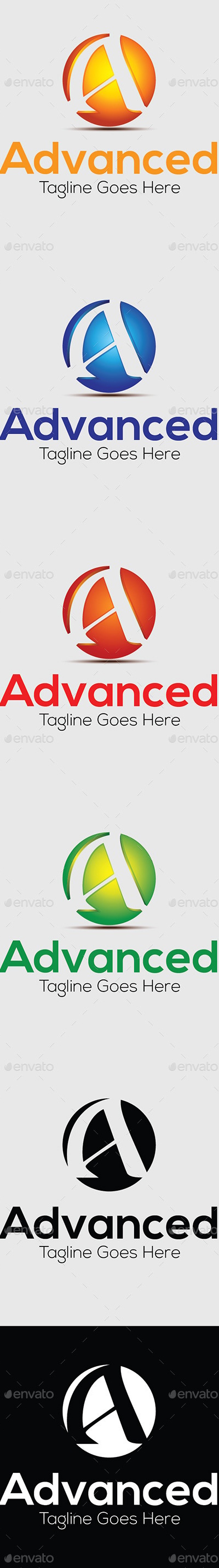 Advanced, Logo Templates | GraphicRiver