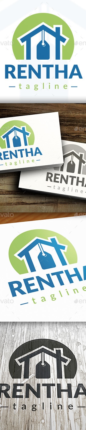 Rent House Logo, Logo Templates | GraphicRiver