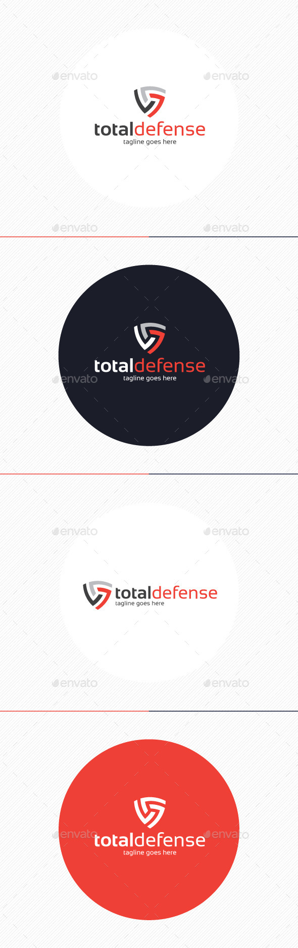 Total Defense Logo, Logo Templates | GraphicRiver