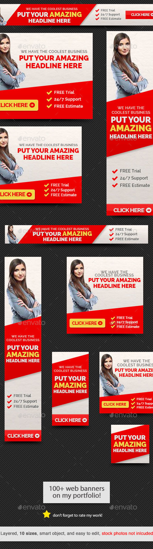 Amazing Web Banner, Web Elements | GraphicRiver