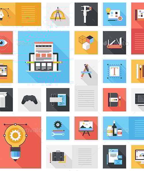 Design and Development Icons., Icons | GraphicRiver