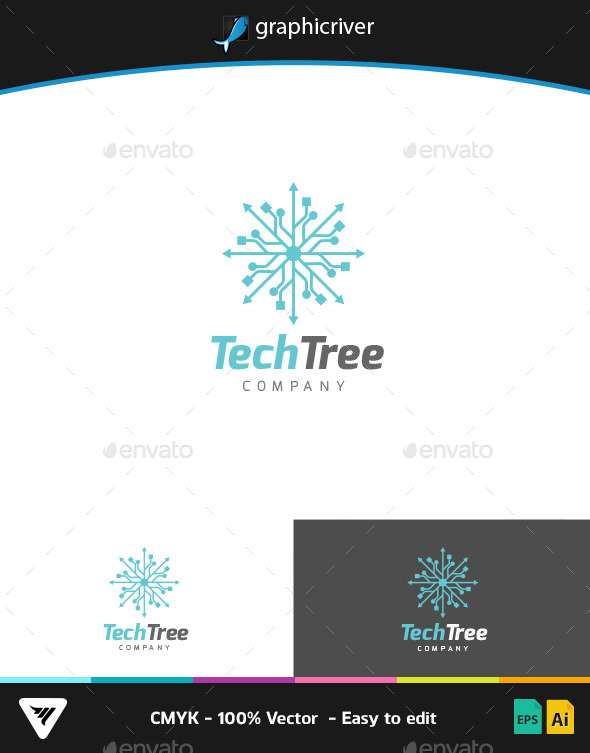 TechTree Logo, Logo Templates | GraphicRiver