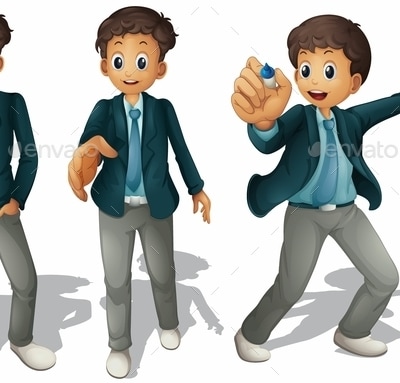 Boys, Vectors | GraphicRiver
