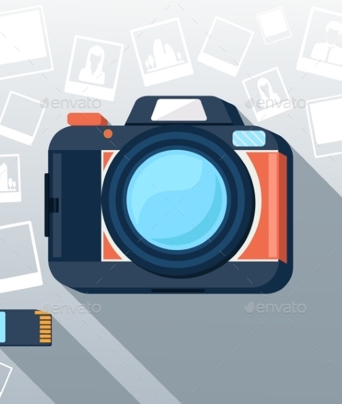 Photo Camera, Vectors | GraphicRiver