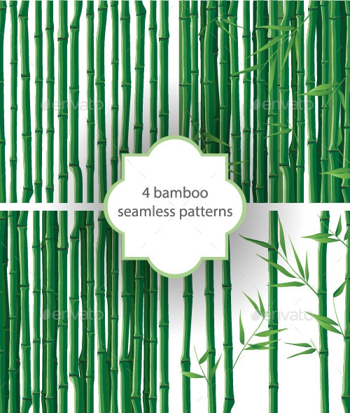 Bamboo Patterns, Vectors | GraphicRiver