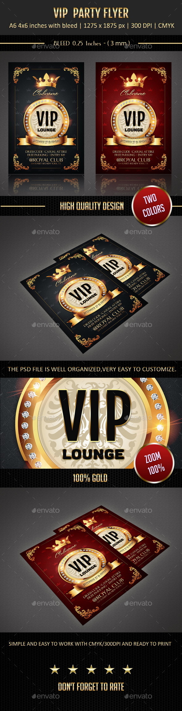 Vip Party Flyer, Print Templates | GraphicRiver