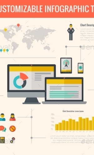 Technology Infographic Elements, Vectors | GraphicRiver
