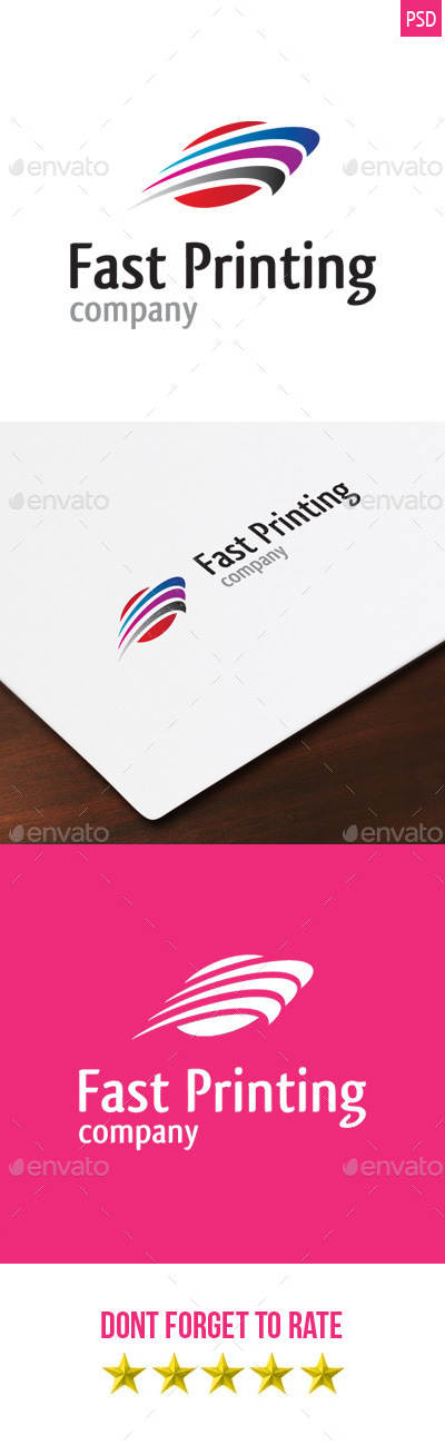 Fast Printing Logo, Logo Templates | GraphicRiver