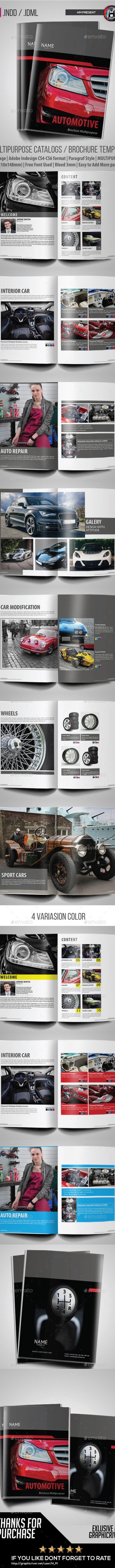 Catalogs / Brochure Automotive , Print Templates | GraphicRiver