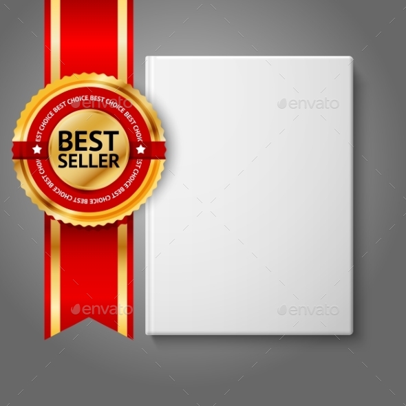Hardcover Book with Ribbon, Vectors | GraphicRiver