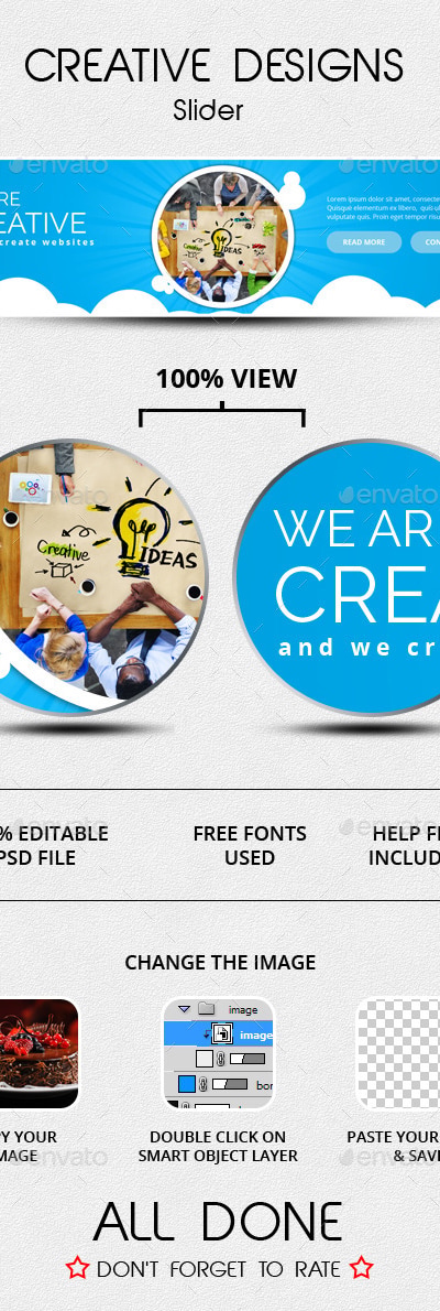 Creative Designs Slider, Web Elements | GraphicRiver