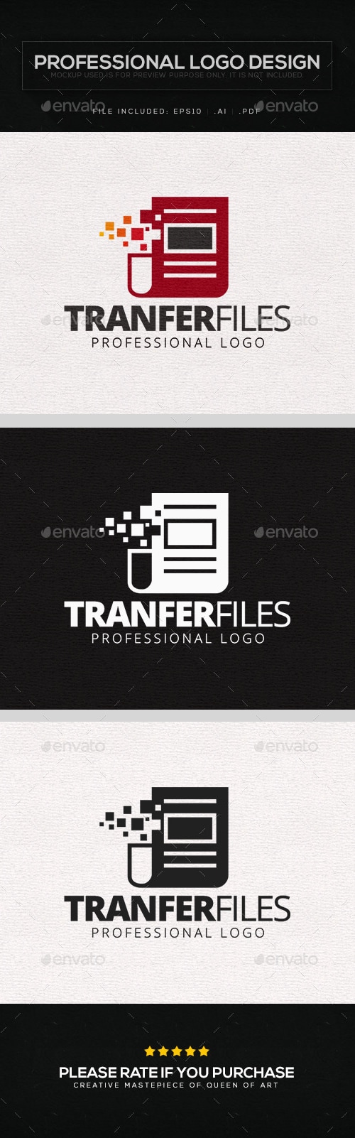 Transfer Files Logo Template, Logo Templates | GraphicRiver