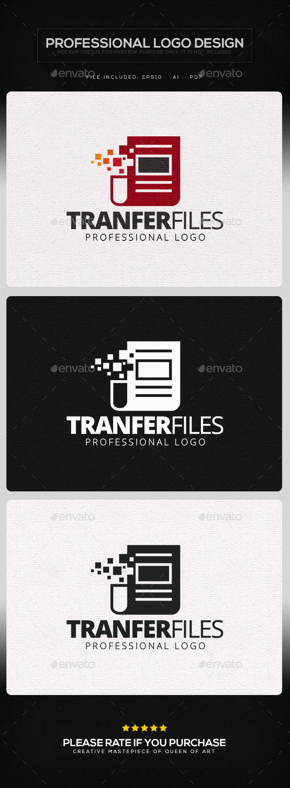 Transfer Files Logo Template, Logo Templates | GraphicRiver