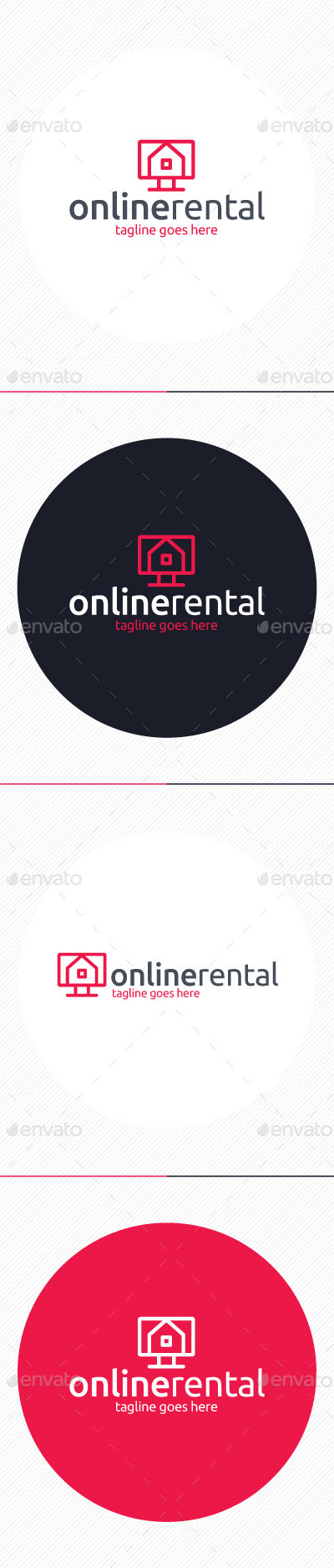 Online Rental Logo, Logo Templates | GraphicRiver