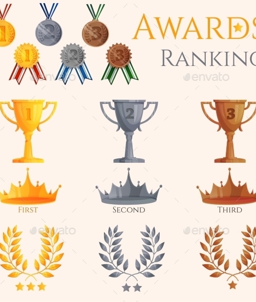 Ranking Icons Set, Vectors | GraphicRiver