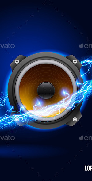 Sound High Voltage, Vectors | GraphicRiver